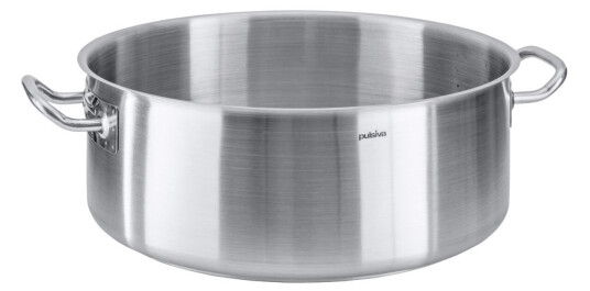 PULSIVA Gryte Chef ekstra tykk 18.8l 40x16 cm (ØxH) Sølvfarge