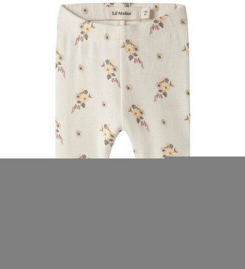Lil" Atelier Leggings   Bomull/Lyocell   NbfGayo   Coconut Melk/   Lil Atelier   68   Leggings   Hvit   62