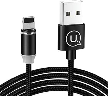 Usams Usb-A Lightning 1 M Usb-Kabel Svart 63737-Uniw