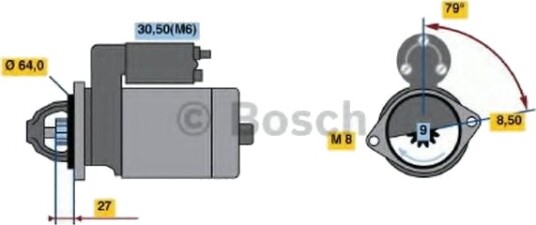 BOSCH 0 986 021 240 Starter BOSCH 0 986 021 240 Starter