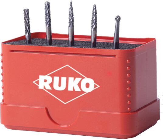 Ruko Fresesett HM 3mm form A/C/D/F/G 5stk