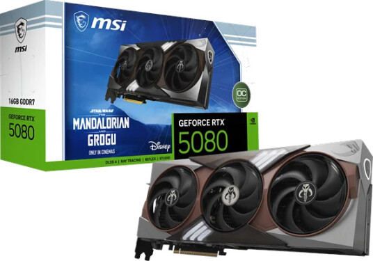 MSI GeForce RTX 5080 The Mandalorian and Grogu Edition OC 16GB GDDR7