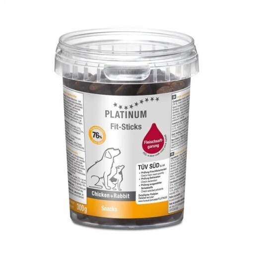 Platinum Fit Sticks Hundegodteri Kylling Og Kanin 300 G