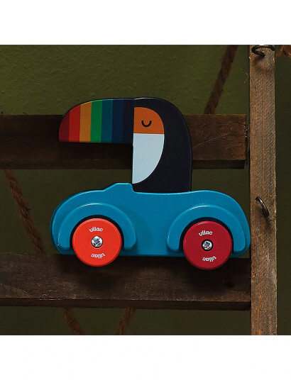 Vilac Honking Car - Toucan - Multi/patterned - ONE SIZE
