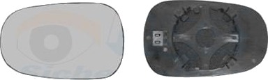 VAN WEZEL 4338836 Speilglass, ytterspeil