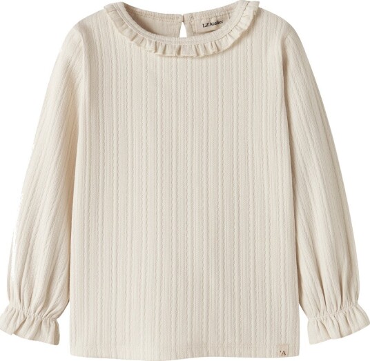 Lil"Atelier Nmfonela Ls Slim Top Lil   Cream   98