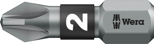 Wera 855/1 BTZ PZ 3 Pozidriv Bit 25 mm - Elektroverktøy Tilbehør