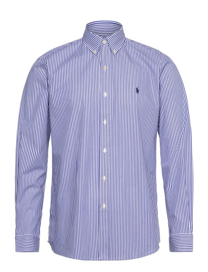 Polo Ralph Lauren Custom Fit Stretch Poplin Shirt - Blue - M