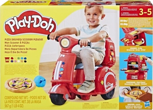Play-Doh lekesett Pizza Delivery Scooter