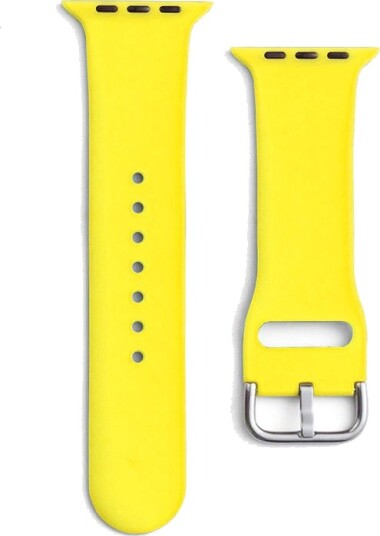 Hurtel Silikonrem til Apple Watch 42 49mm Gul