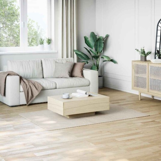 vidaXL Shaggy-teppe kremhvit 120x183 cm polyester