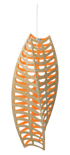 David Trubridge Toru Taklampe Oransje David Trubridge Toru Taklampe Oransje
