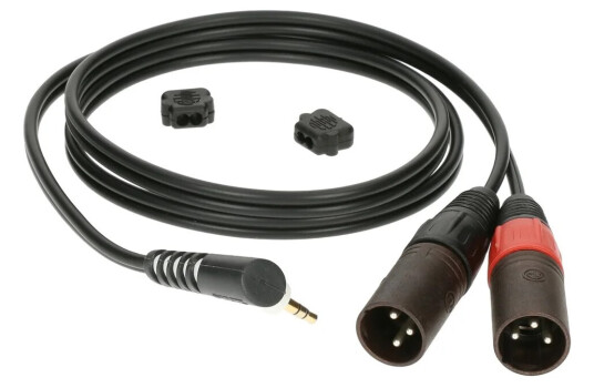 Klotz Ay9a0300 Y-Kabel Stereo Minijack Vinkel - X2 Xlr Han 3m