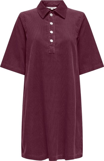 ONLY Onlgry Nessa S/S Cord Dress Pnt FIG S ONLY Onlgry Nessa S/S Cord Dress Pnt FIG S