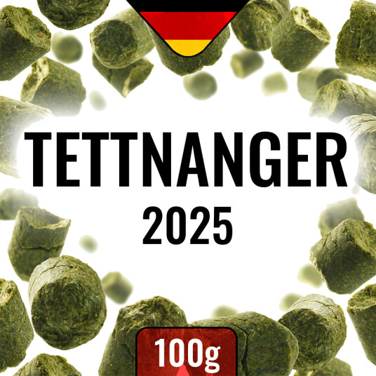 Humle Tettnanger 2025 100g 4,3% AA Nitrogenpakket