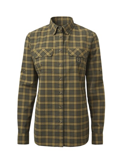Chevalier Creek Coolmax Jakt skjorte Dame 36W Moss Checked