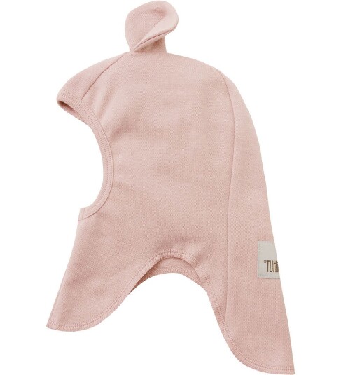 Huttelihut Balaclava Ears Cotton Rib   Pink   0 3M