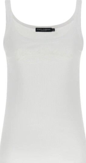 Dolce & Gabbana Dame Topper Hvit M, Dolce & Gabbana Dame Topper Hvit M,