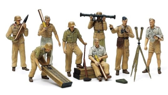 Tamiya 1/35 German Africa Corps Luftwaffe Artillery Set