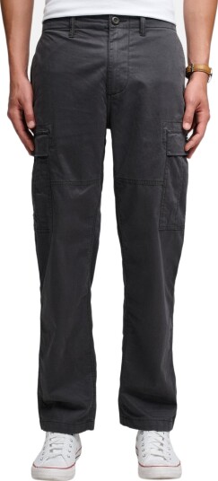 Superdry Regular Taper Cargo Pant   Black   36 x 32