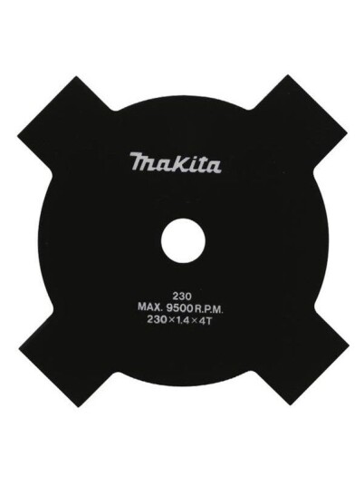Makita BRUSH CUTTER BLADE 4-TOOTH 9" Makita BRUSH CUTTER BLADE 4-TOOTH 9"
