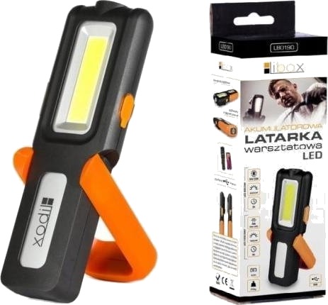 Libox Lb0190 Oppladbar Arbeidslampe Led Lommelykt