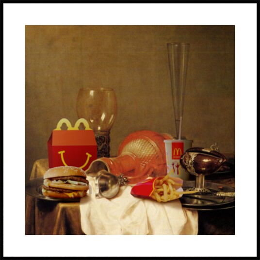 Opulent Fast Food Table Plakat / 40x40