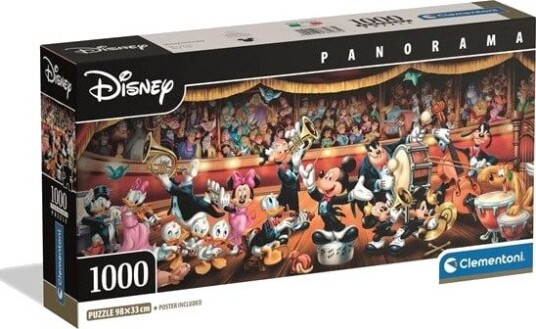Clementoni Puzzle Panorama HQC Disney Orchestra 1000 pieces 2D Puslespill