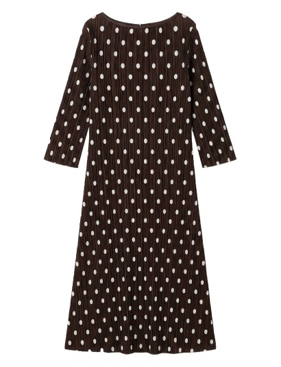 Vero Moda Vmkendal 3/4 Calf Plisse Dress Exp   Multi/patterned   XS