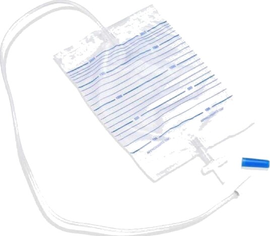 Curion Curibag urinpose med avtapping 2 liter 110 cm hvit 25 stk Curion Curibag urinpose med avtapping 2 liter 110 cm hvit 25 stk