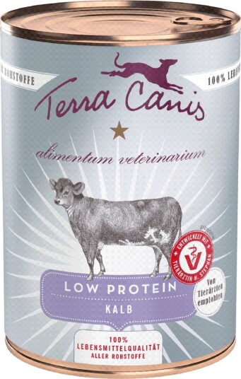 Terra Canis Våtfôr Sparepakke Alimentum Veterinarium Low Protein Kalv 12 X 400 G