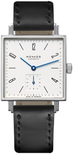 Nomos Glashütte Dameklokke N 408 Tetra Hvit/Lær