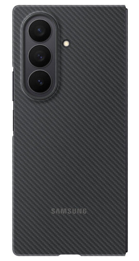 Samsung Galaxy Z Fold7 Carbon Shield Silikondeksel Svart