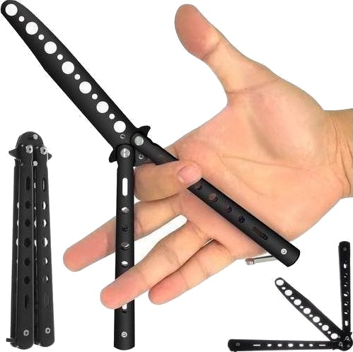Malatec Butterfly Knife For Training - Black Malatec Butterfly Knife For Training - Black