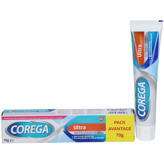Corega Prosthesis Glue Ultra 70 g XL Stor Tube Corega Prosthesis Glue Ultra 70 g XL Stor Tube