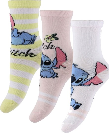 name it Nmfandi Stitch 3P Sock Wdi - Pink - 25-27 name it Nmfandi Stitch 3P Sock Wdi - Pink - 25-27
