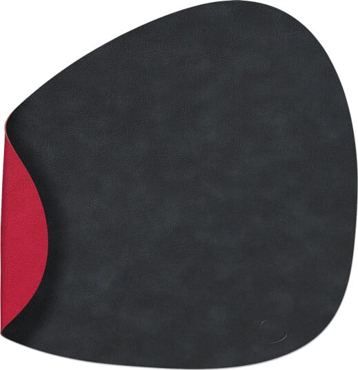 LIND DNA Cloud spisebrikke vendbar curve L 1 stk. Black red