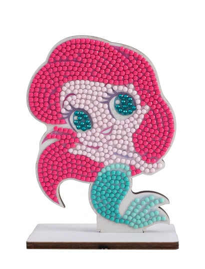 Crystal Art Little Mermaid Buddies Pink One Size