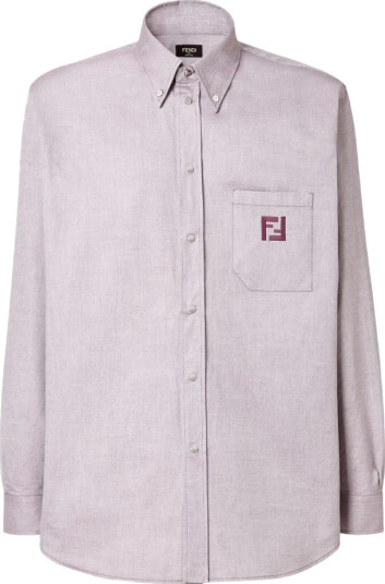 Fendi Herre Skjorter Lilla S,