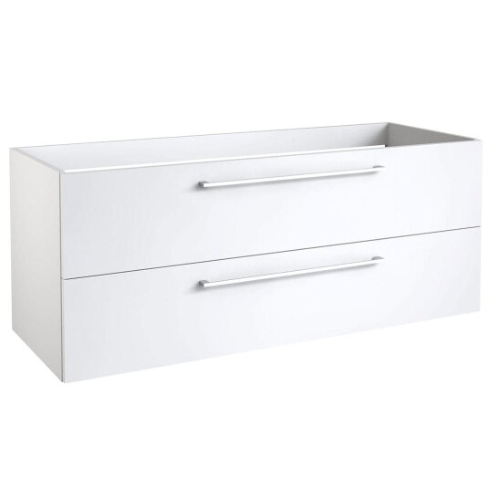 Korsbakken Rowan Servantskap m/2 skuffer 1190x445 mm Hvit Høyglans