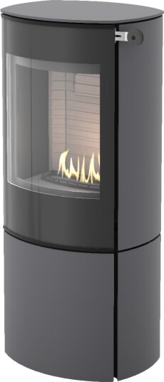Caro 110 platina frittstående biopeis med glassdør Caro 110 platina frittstående biopeis med glassdør
