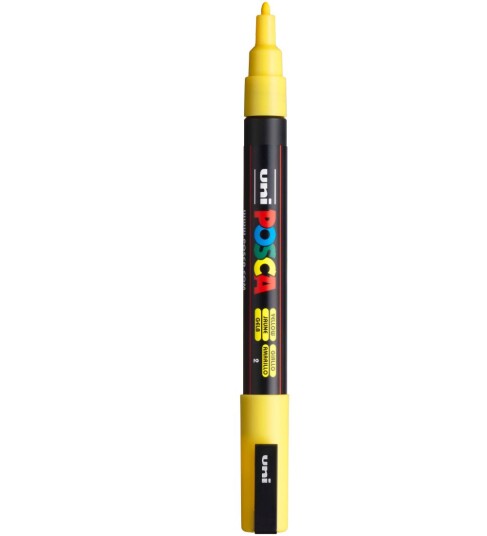 Posca Posca Marker PC-3M Fine Yellow Posca Posca Marker PC-3M Fine Yellow