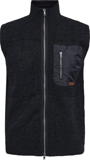 Sätila of Sweden Boxy Boil Vest - ANTHRACITE - XL