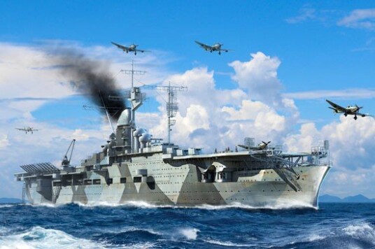 Trumpeter 1/700 German Navy Aircraft Carrier DKM Graf Zeppelin Trumpeter 1/700 German Navy Aircraft Carrier DKM Graf Zeppelin
