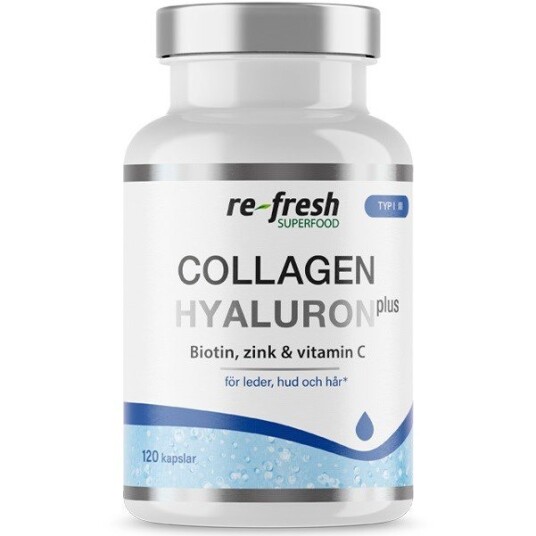 Re fresh Superfood Collagen Hyaluron Plus 120 capsules Re fresh Superfood Collagen Hyaluron Plus 120 capsules