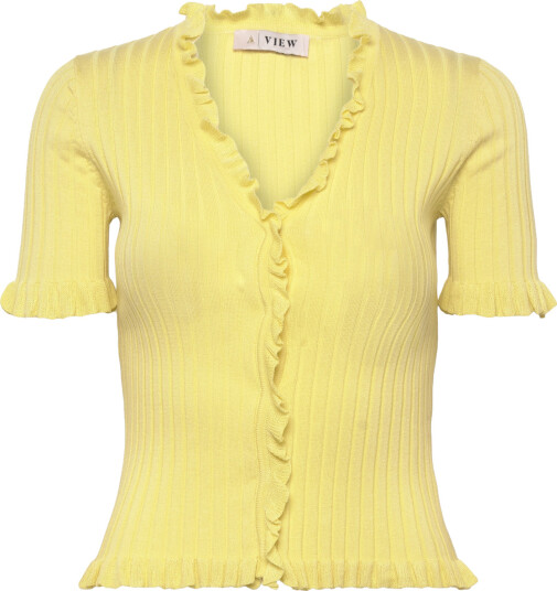 A View Fabia Ss Tee Yellow 40 A View Fabia Ss Tee Yellow 40