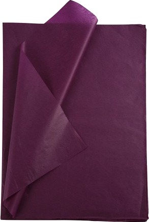 Diverse Silkepapir Ark 50X70 Cm 17 G Bordeaux 25 Ark 1 Pk 