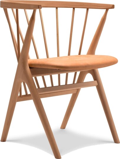 Sibast Furniture No 8 Spisestuestol Oljet Eik og Konjakkskinn Sibast Furniture No 8 Spisestuestol Oljet Eik og Konjakkskinn