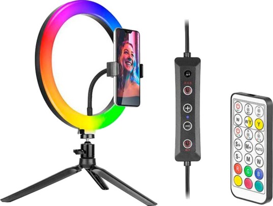 Tracer TRAOSW46807 Ring Light Med RGB Og Fjernkontroll 26 cm
