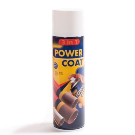 Power Coat 3 in 1 500ML 9010 Ren Hvit